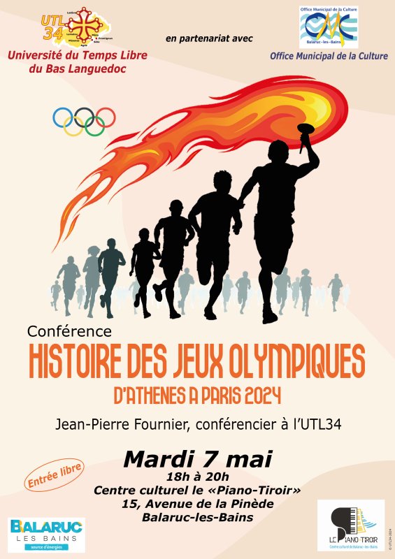 Conférence sur l'histoire des Jeux Olympiques